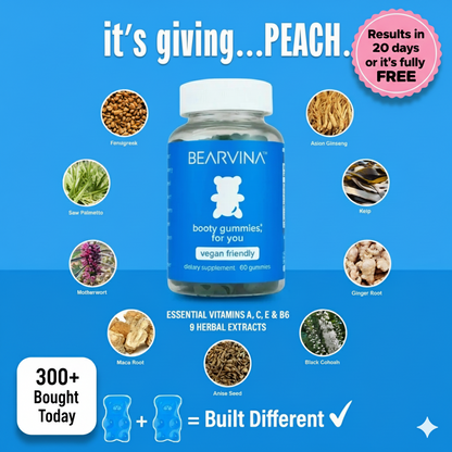 Bearvina Gummies - Womens Berry Flavored Supplements