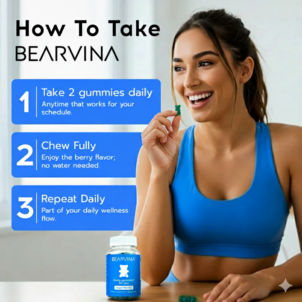 Bearvina Gummies - Womens Berry Flavored Supplements