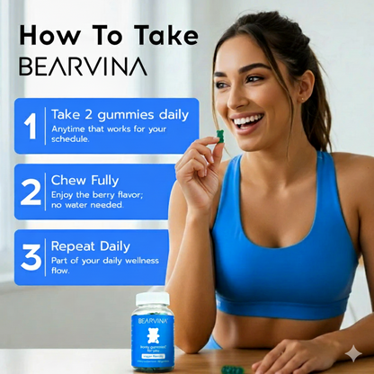 Bearvina Gummies - Womens Berry Flavored Supplements