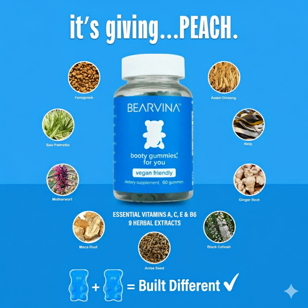 Bearvina Gummies - Womens Berry Flavored Supplements